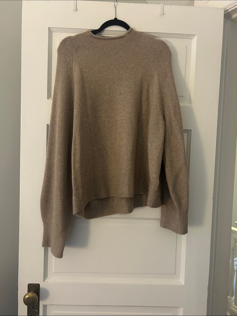 J. Crew Taupe Crewneck Sweater